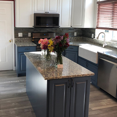 kitchen and laundry room