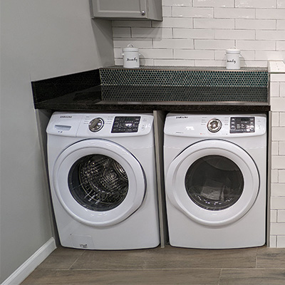 kitchen and laundry